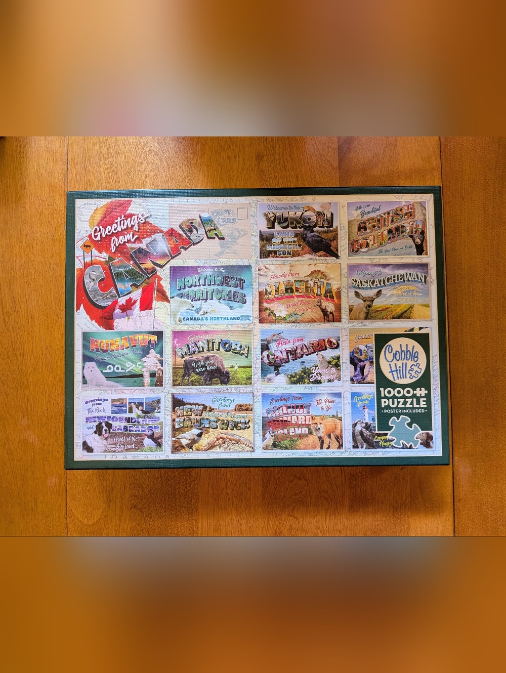 Greetings From Canada Postcard Puzzle